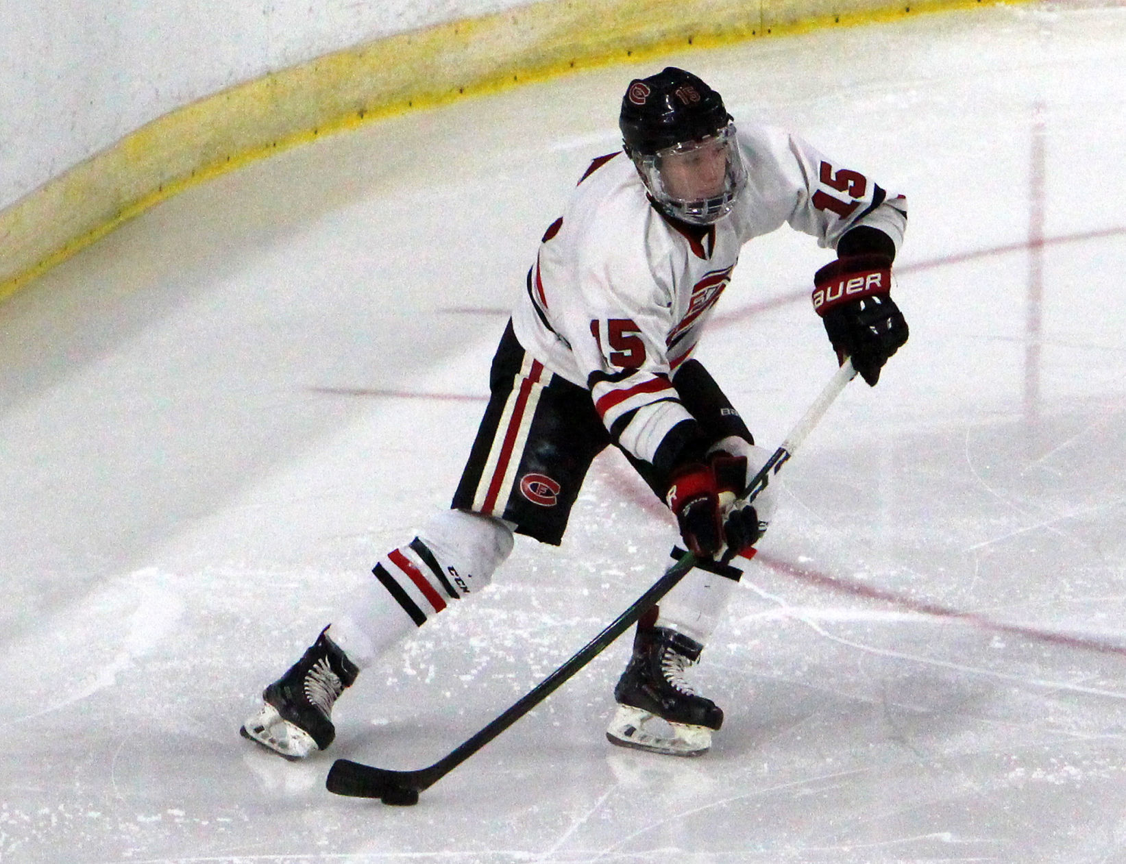 Chi-Hi boys hockey vs Verona at Division 1 state semifinals 3-6-20